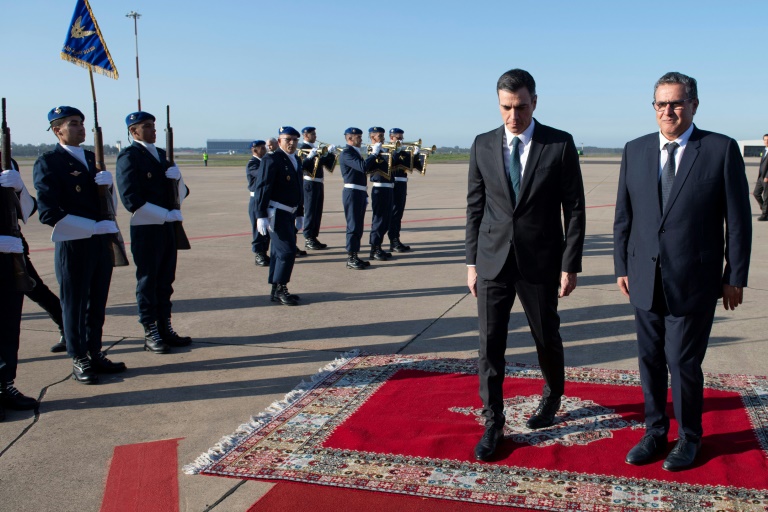  Spanish PM arrives in Morocco on visit to cement ties