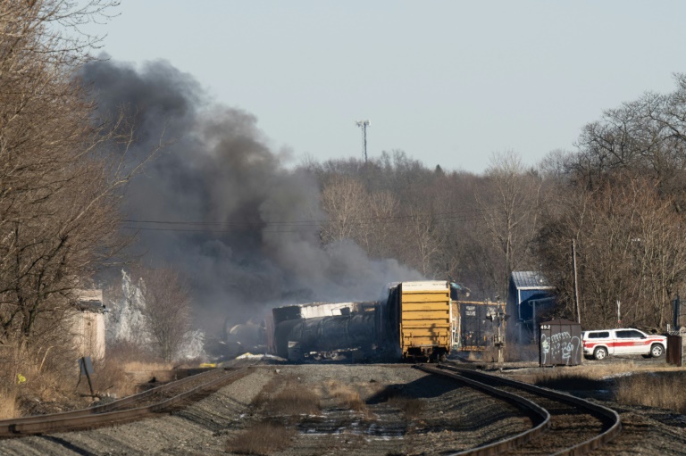  US railroad company ordered to pay for cleanup of toxic derailment