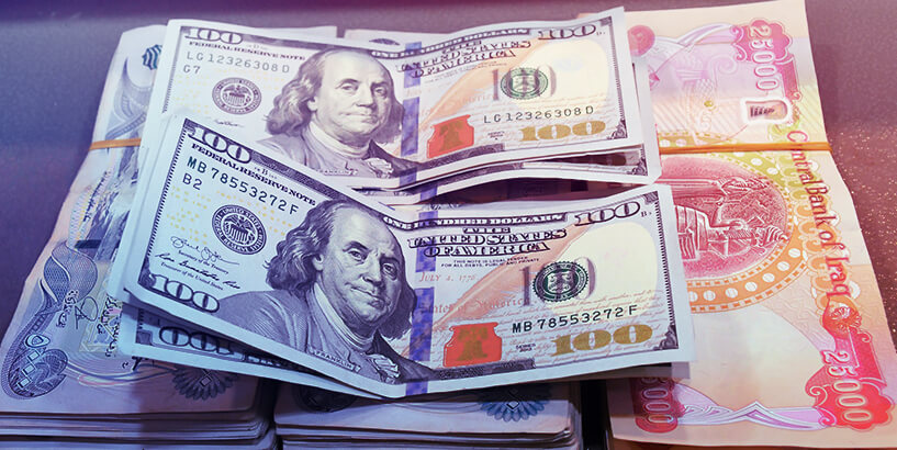  Iraqi cabinet adopts new exchange rate for the U.S. dollar