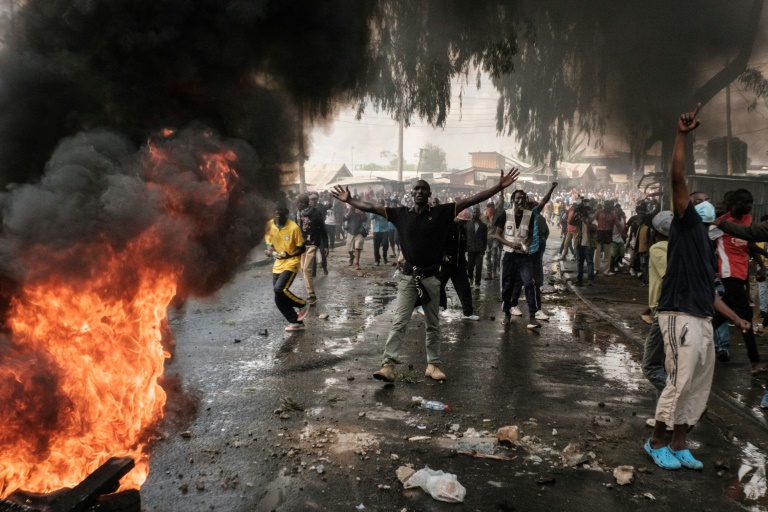  Kenya says 238 arrested in day of violent protests