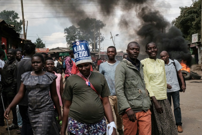  Frustrated Kenyans voice anger over economic crisis