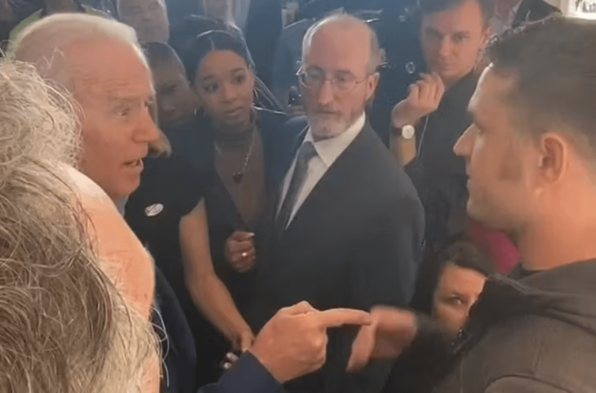  Veterans confront Biden over Iraqi deaths from US invasion