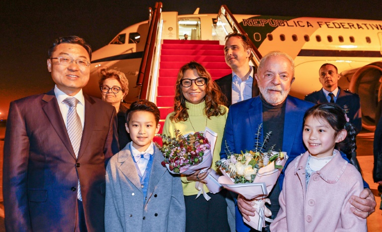  Brazil’s Lula arrives in China for state visit