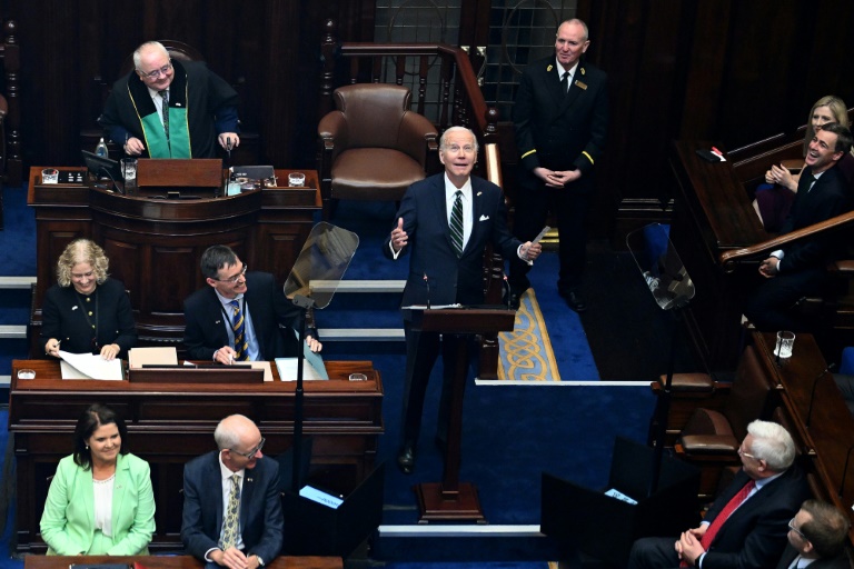  Biden wraps up Ireland trip at Catholic shrine