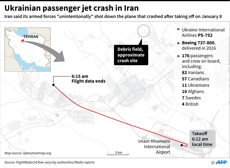  Iran court jails 10 troops over 2020 Ukraine jet downing