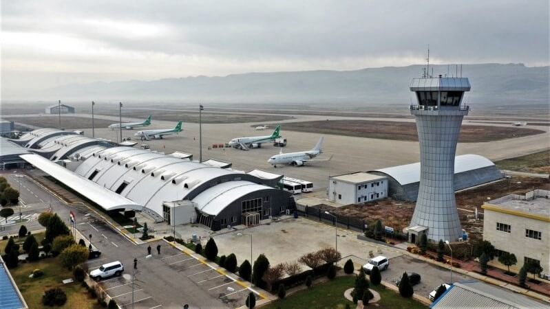  Iraqis protest Turkish bombardment of Sulaymaniyah airport