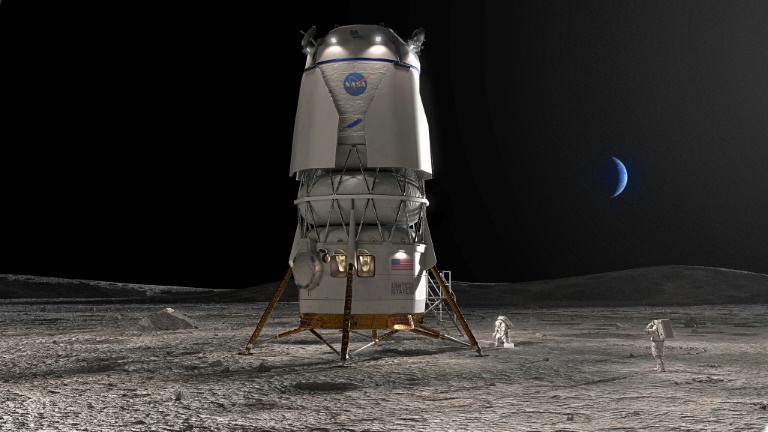  After SpaceX, NASA taps Bezos’s Blue Origin to build Moon lander