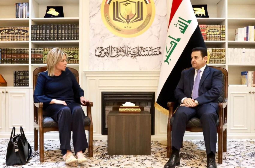  Al-Araji, Plasschaert discuss Sinjar issue