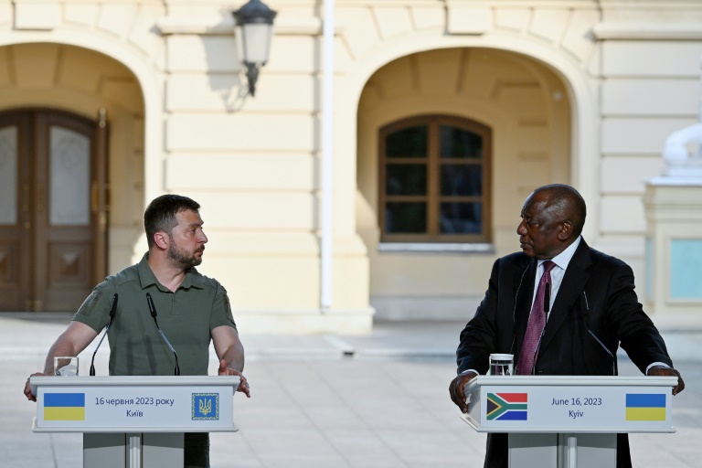  South African president arrives in Russia as part of peace mission