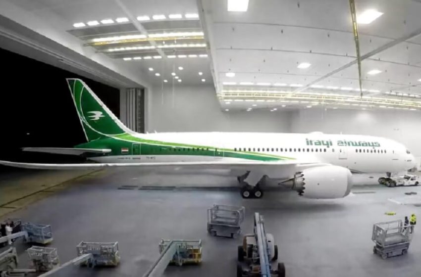  Iraqi Airways receives Boeing 787 Dreamliner in Baghdad