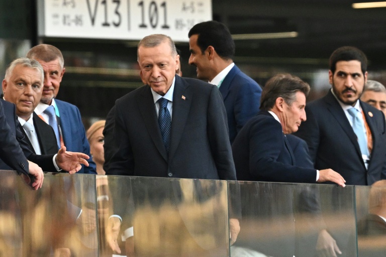  Turkey’s leader Erdogan in Hungary for NATO, energy talks