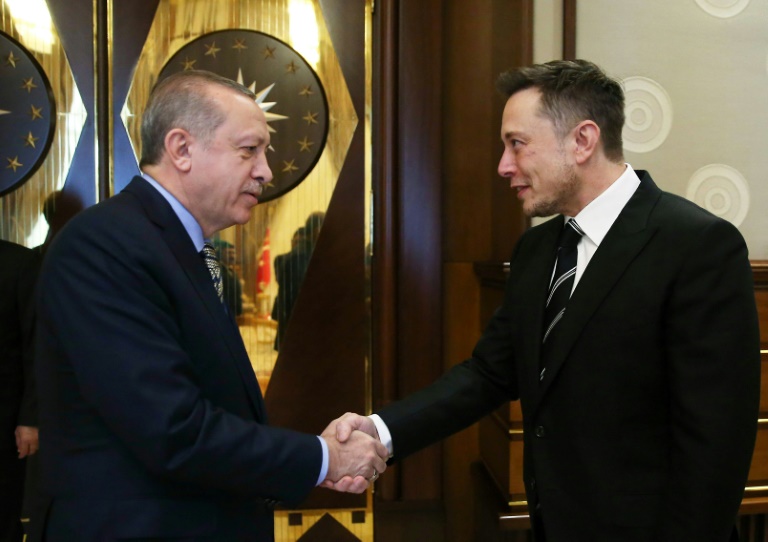  Erdogan lobbies Musk for new Tesla factory