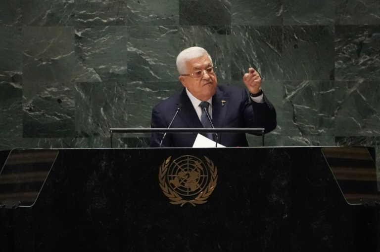  Abbas to UN: No Mideast peace without Palestinians’ rights