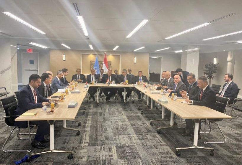  Iraq, Jordan, Egypt discuss tripartite cooperation in New York