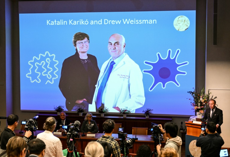  Nobel prize goes to mRNA Covid vaccine researchers