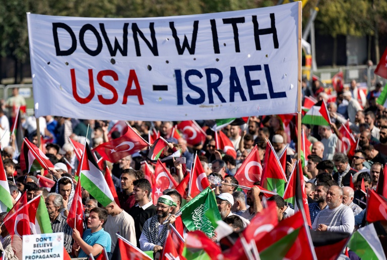  Thousands take part in pro-Palestinian rally in Turkey