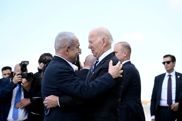  Biden arrives on solidarity visit to Israel