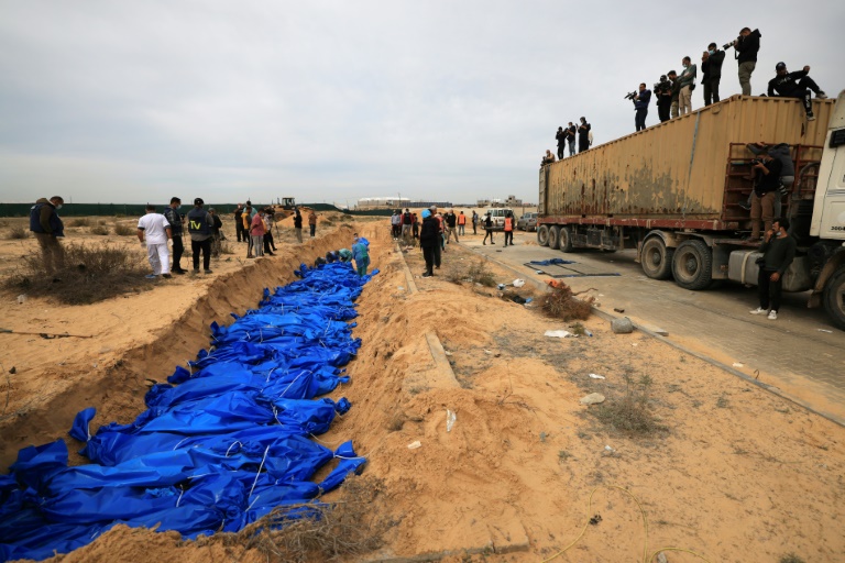  In Gaza, dozens of unidentified bodies buried in ‘mass grave’