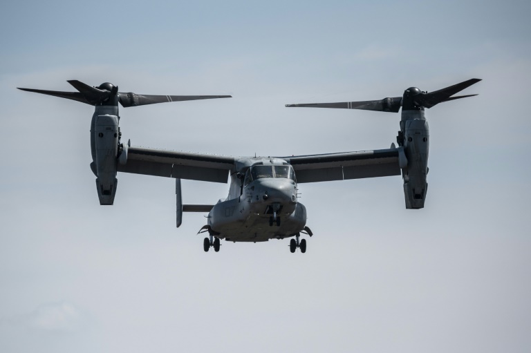  US military Osprey with 8 crew crashes off Japan