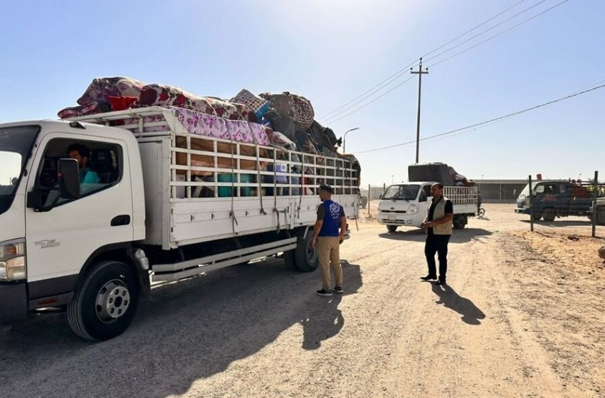  Nearly 1,000 displaced Iraqis return to original areas of residence