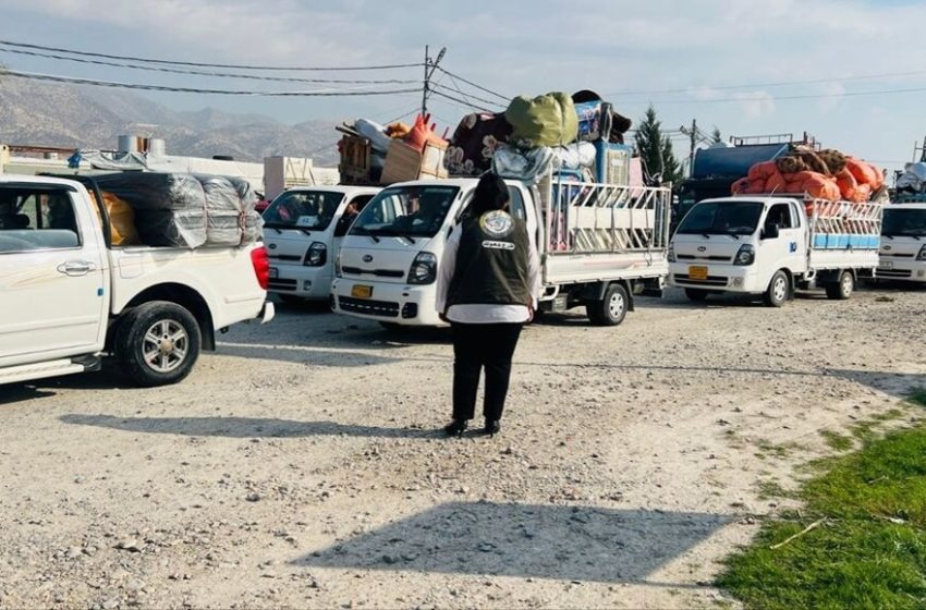  375 displaced Yazidis return to their original areas in Sinjar