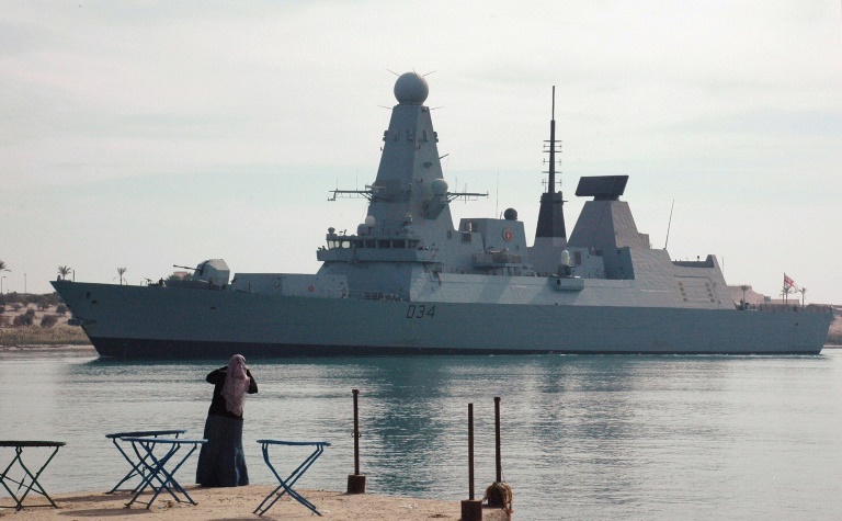  UK destroyer downs suspected attack drone ‘targeting Red Sea shipping’