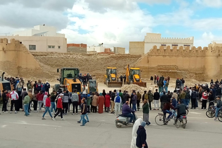  Wall collapse kills three in Tunisia UNESCO World Heritage Site