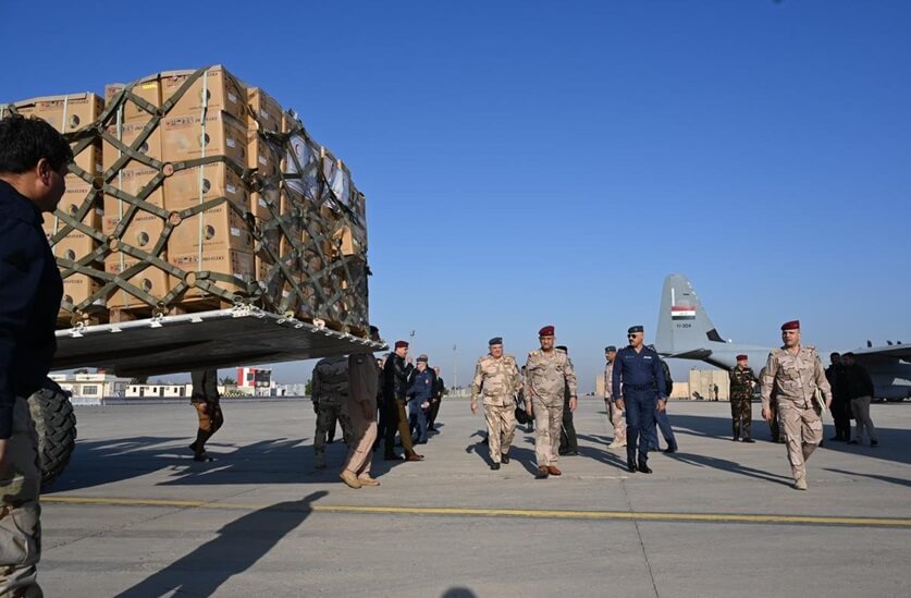  Iraq sends new batch of humanitarian aid to Gaza