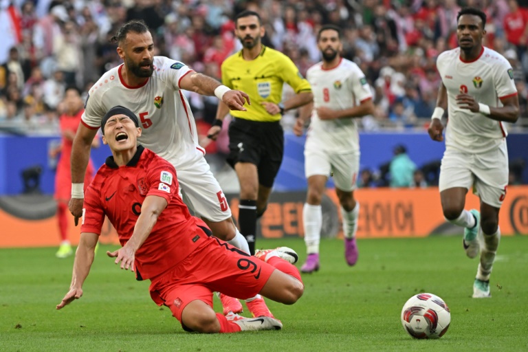  South Korea salvage late draw with Jordan at Asian Cup