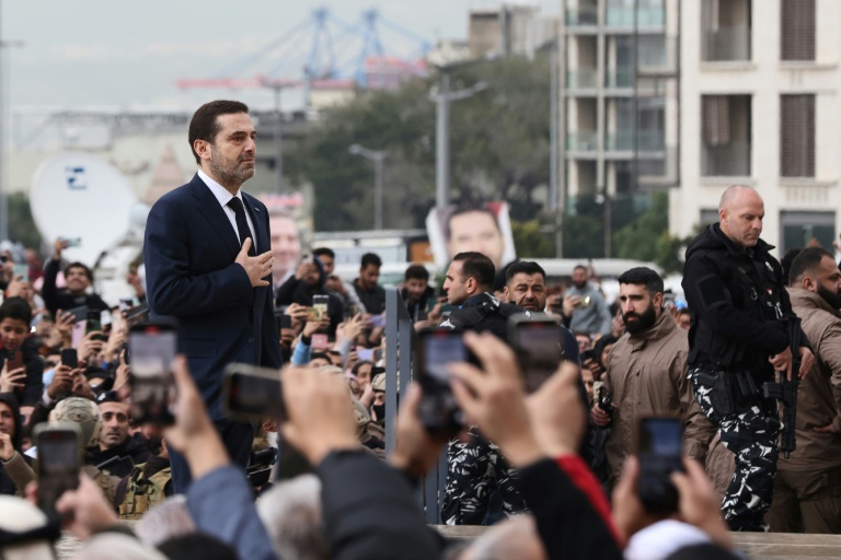  Thousands commemorate 2005 killing of Lebanon ex-PM Hariri