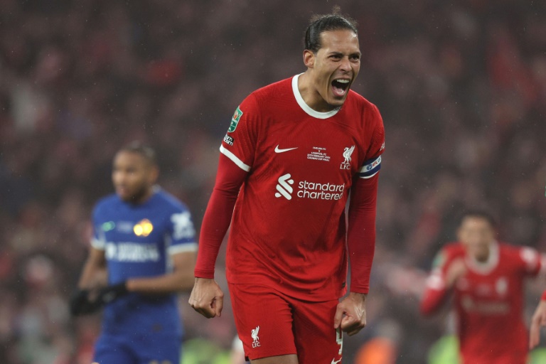  Liverpool win League Cup as Van Dijk strikes late to sink Chelsea