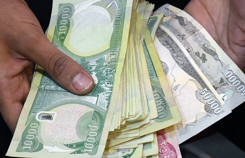  US dollar exchange rate declines in Baghdad, Erbil