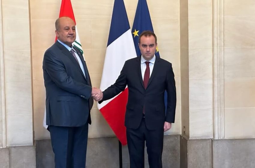  Iraq, France discuss military training, armament