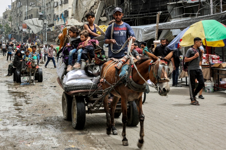  Palestinians flee north Gaza amid fresh fighting