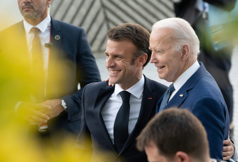  Macron, Biden to discuss Ukraine, Middle East after marking D-Day