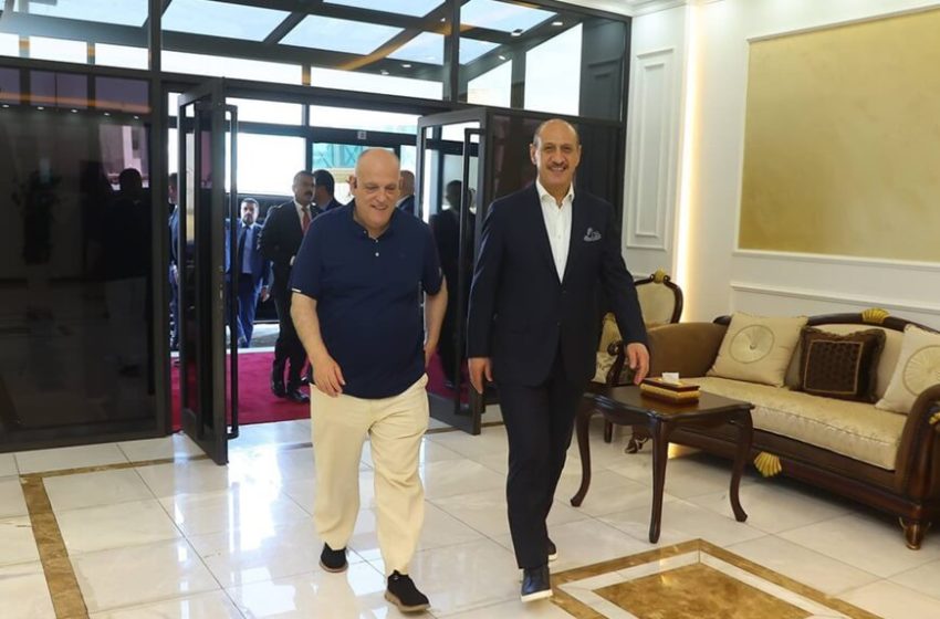  La Liga president arrives in Baghdad to open La Liga’s office in Iraq