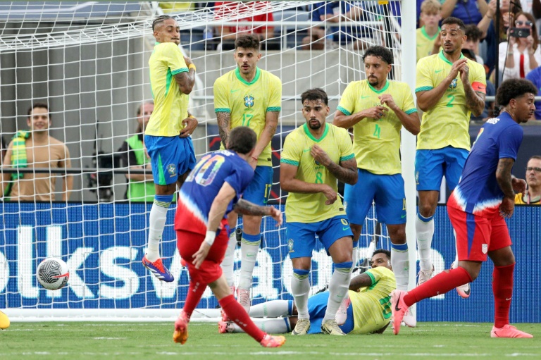  Pulisic, Turner rescue US in 1-1 draw with Brazil