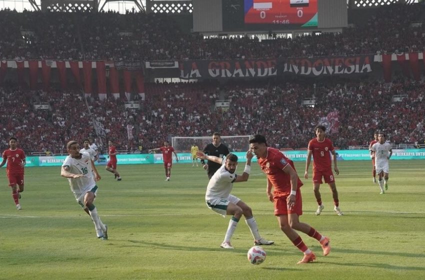  Iraq wins 2-0 over Indonesian counterpart in 2026 World Cup qualifier