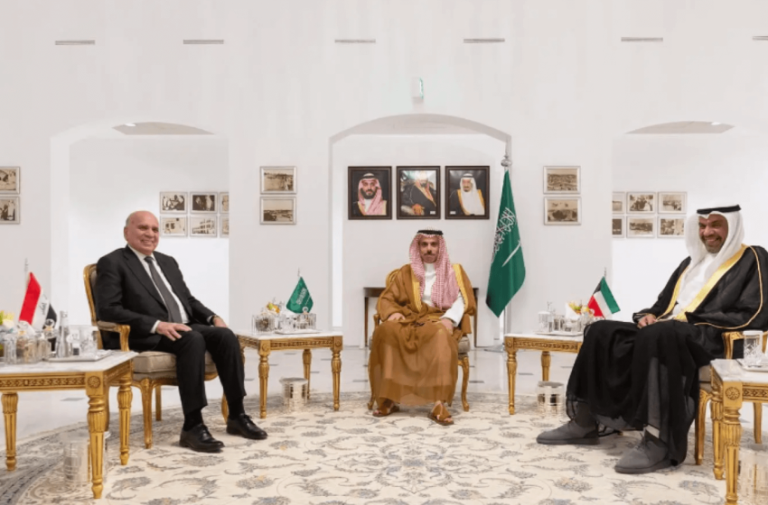  Iraqi Foreign Minister meets with Saudi, Kuwaiti peers in Riyadh