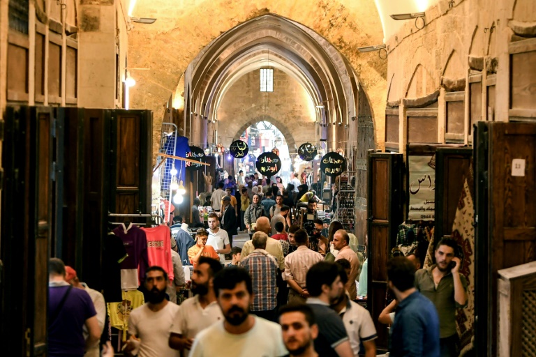  War-damaged souks reopen in Syria’s Aleppo