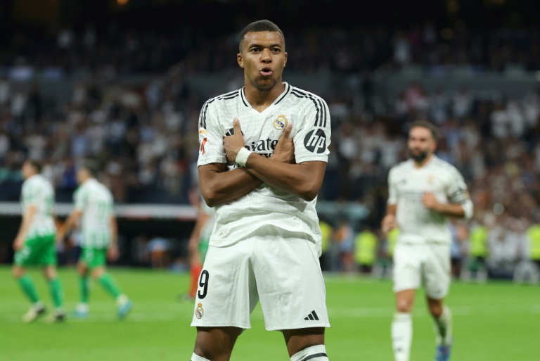  Mbappe scores first La Liga goals for Real Madrid