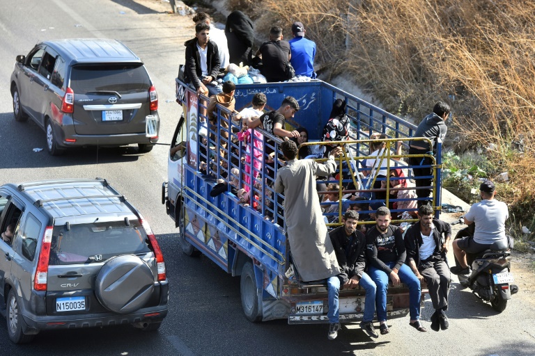  UN says tens of thousands flee Lebanon strikes